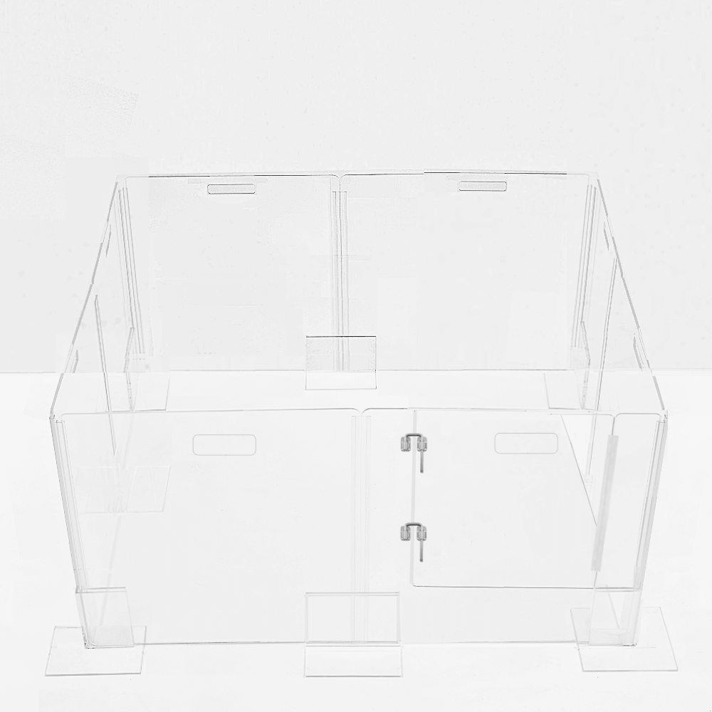 Clear Pet Playpen, 24" High with Door