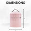 "I Love You So Much" Dog Treat Canister Gift Set – Pink & Blue