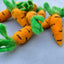 FELTED CAT TOY CARROTS