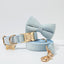 Light Blue Velvet Set