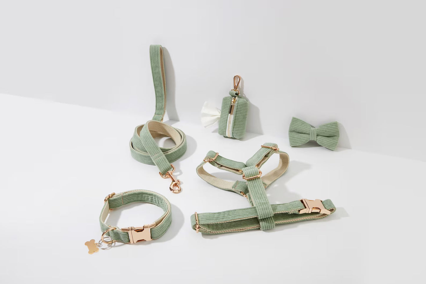 Light Green Corduroy Set