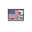 FREEDOM DOG & CROSSBONES LOGO PVC Morale Patch