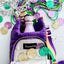 Deep Violet Matte HydroBag® with Mardi Gras Strap