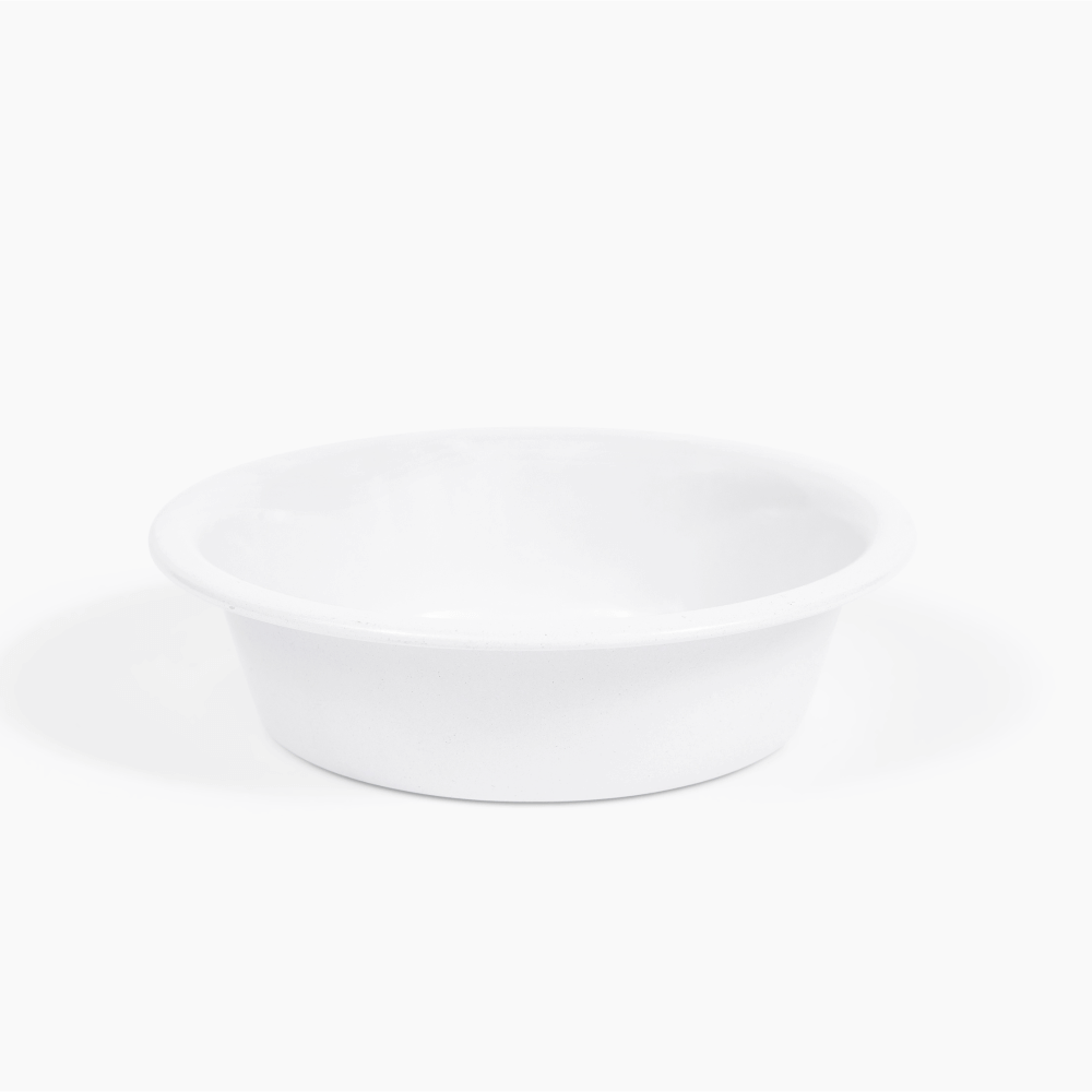 Medium White Bowl Feeder
