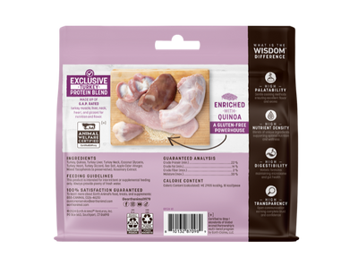 Earth Animal Wisdom Air Dried Turkey Jerky Dog Treats (4oz)
