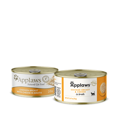Applaws Adult Chicken Breast and Cheese in Broth Wet Cat Food (2.47oz)