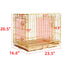 24-42" Collapsible Copper Gold Dog Crate GLD24/30/36/42
