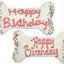 Preppy Puppy Happy Birthday Bone (5.5")