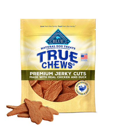 Blue Buffalo True Chews Jerky Cuts Chicken and Duck Dog Treats (10oz)