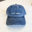 Dog Mom Hat Blue