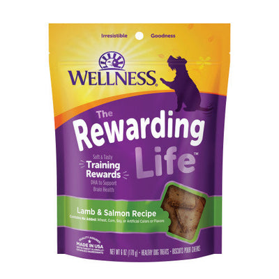 Wellness All Life Stages Rewarding Life Lamb and Salmon Soft Dog Treats (6oz)