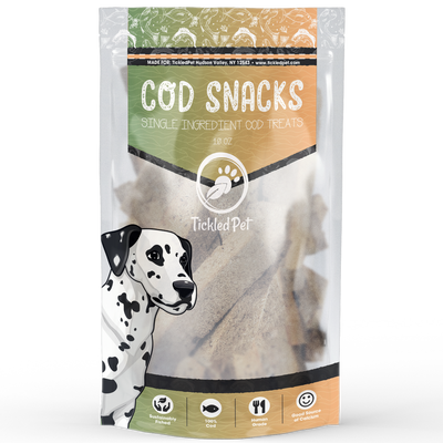 Tickled Pet Icelandic Codfish Dog Snacks (10oz)