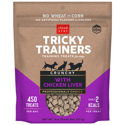 Tricky Trainers Crunchy Liver Dog Treats (8oz)