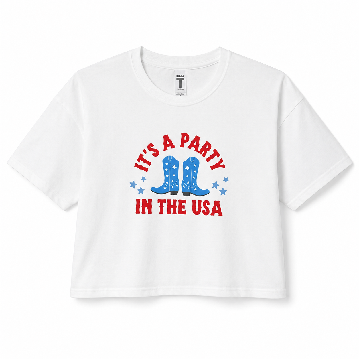 It's A Party in The USA Crop Top