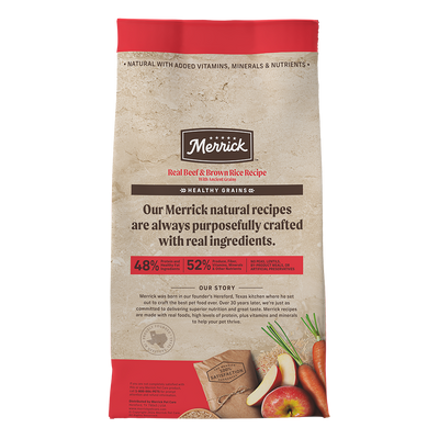Merrick Classic Healthy Grains Beef and Brown Rice Dry Dog Food