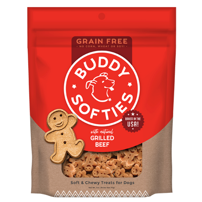 Buddy Softies Grain Free Beef Dog Treats (5oz)