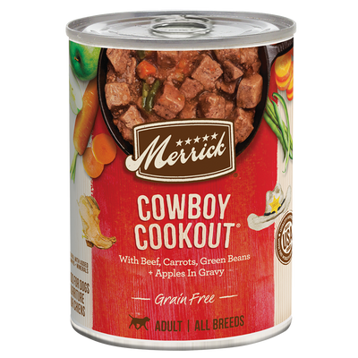 Merrick Grain Free Cowboy Cookout Wet Dog Food (12.7oz)