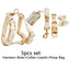Ivory Gold Leaf Velvet Set