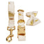 Ivory Gold Leaf Velvet Set