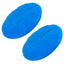 Jeffers Blue Bone Stamped Frisbee Natural Rubber 8 Inch Dog Toy for Fetching & Chewing