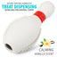 Jeffers Bowling Pin Natural Rubber Treat Dispensing Dental Chew Toy for Dogs