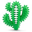 Jeffers Cactus Natural Rubber Dental Chew Toy for Dogs for Healthy Chewing Habits