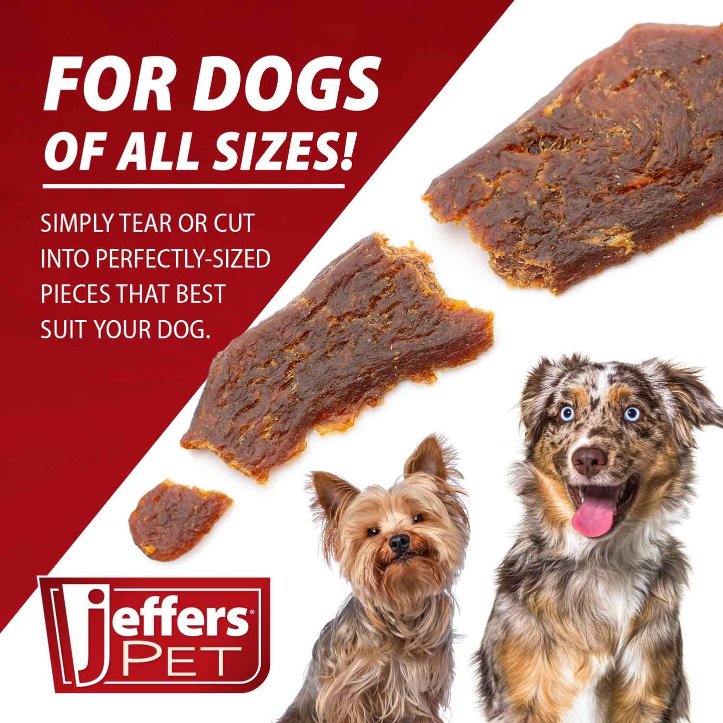 Jeffers Chicken Jerky Healthy Dog Treats, 24 oz - 100% Natural, Grain-free, Gluten-free, Made in USA