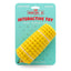 Jeffers Corn Cob Natural Rubber Stuffable Treat Dispenser Dog Dental Chew Toy