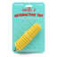 Jeffers Corn Cob Natural Rubber Treat Dispensing Dog Chew Toy with Dental Benefits