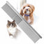 Jeffers Flat Back Pet Grooming Combs