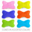 Jeffers Fuzzy Shapes Dog Toys with Squeakers, Assorted Colors