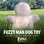 Jeffers Fuzzy Shapes Squeaker Dog Toys, Natural Color, Star/Man/Bone
