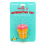Jeffers Ice Cream Cone Natural Rubber Stuffable Treat Dispensing Dental Dog Chew Toy