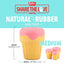 Jeffers Ice Cream Cone Natural Rubber Stuffable Treat Dispensing Dental Dog Chew Toy