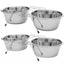Jeffers Low Profile Stainless Steel Double Diner Pet Bowls