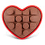 Jeffers Natural Rubber Box of Chocolates Dog Chew Toy for Medium-Chewers