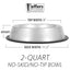 Jeffers No-Skid/No-Tip Stainless Steel Pet Bowls