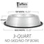 Jeffers No-Skid/No-Tip Stainless Steel Pet Bowls