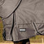 Jeffers Poplar Head "Defense" 1680 Denier Turnout Blanket with Detachable Neck, 360 Gram, Plymouth Brown