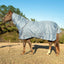 Jeffers Poplar Head "Refuge" 1200 Denier Turnout Blanket with Detachable Neck, 240 Gram, Hamilton Blue
