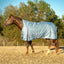 Jeffers Poplar Head "Refuge" 1200 Denier Turnout Blanket with High Neck, 240 Gram, Hamilton Blue