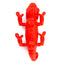 Jeffers Red Chameleon Natural Eco-Friendly Rubber Dental Dog Chew Toy for Medium Chewers