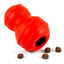 Jeffers Red Classic Stuffable Fetch & Chew Natural Rubber Treat Dispensing Dental Dog Toy