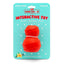 Jeffers Red Classic Stuffable Fetch & Chew Natural Rubber Treat Dispensing Dental Dog Toy
