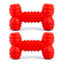 Jeffers Red Dental Bone Natural Rubber Dog Chew Toy for Healthy Teeth and Gums