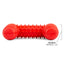 Jeffers Red Dental Bone Natural Rubber Dog Chew Toy for Healthy Teeth and Gums