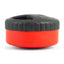 Jeffers Red Hockey Puck Natural Rubber Treat Dispensing Dental Dog Chew Toy