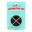 Jeffers Red Hockey Puck Natural Rubber Treat Dispensing Dental Dog Chew Toy