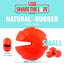 Jeffers Red Millipede Natural Rubber Treat Dispensing Dental Dog Chew Toy
