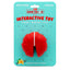 Jeffers Red Millipede Natural Rubber Treat Dispensing Dental Dog Chew Toy